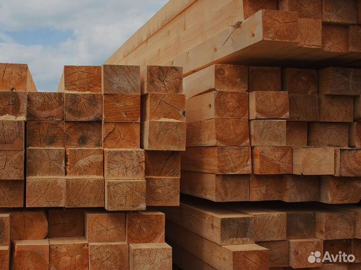 Строительные материалы: брус лиственницы