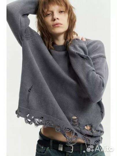 Рваный свитер Lime