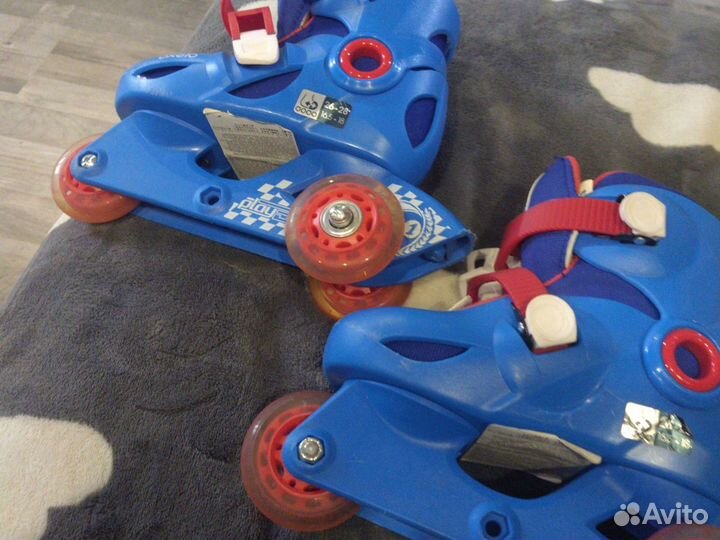Роликовые коньки детские раздвижные