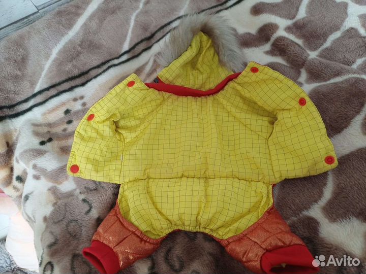 Куртка утепленная для собак мелких пород