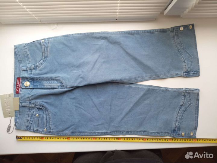 Женские джинсовые шорты бриджи 44 W28 размер