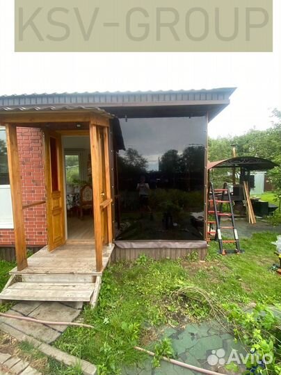 Мягкие окна для беседки