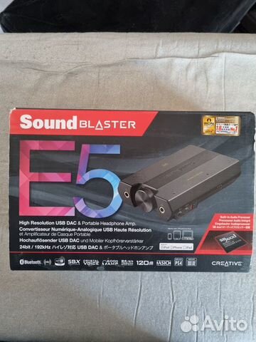Внешняя звуковая карта Sound Blaster E5