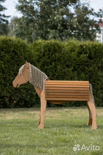 Деревянная лошадка Jumper для детских игр