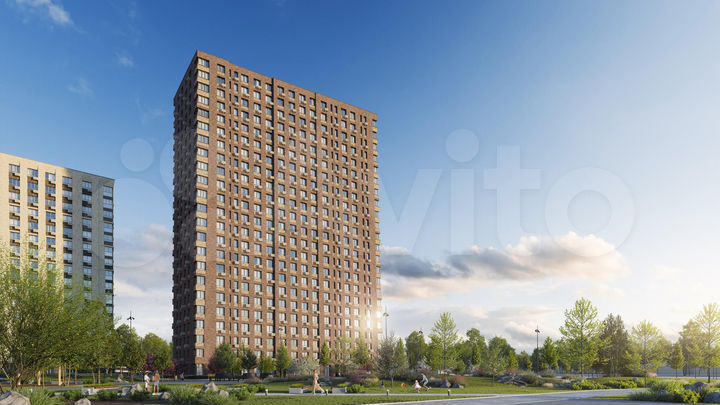 2-к. апартаменты, 55,3 м², 12/23 эт.