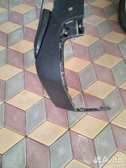 Юбка заднего бампера Hyundai polisad