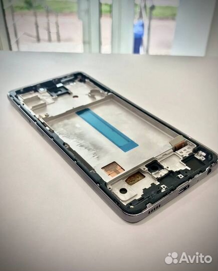 Дисплей Samsung A52 в рамке oled