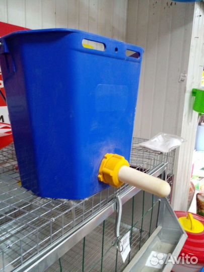 Ведро для поения телят с соской и клапаном 8 л