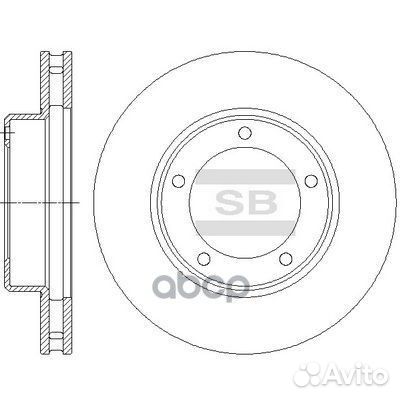 SD4037 диск тормозной передний Toyota Land Cru