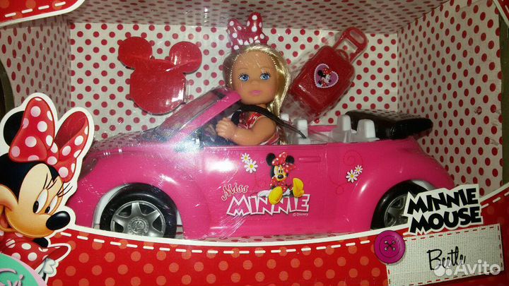 Машинка Минни с куклой Evi love