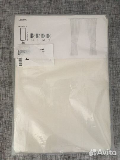 Шторы гардины lenda IKEA 140 * 250