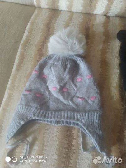 Шапочка для девочки 42 44