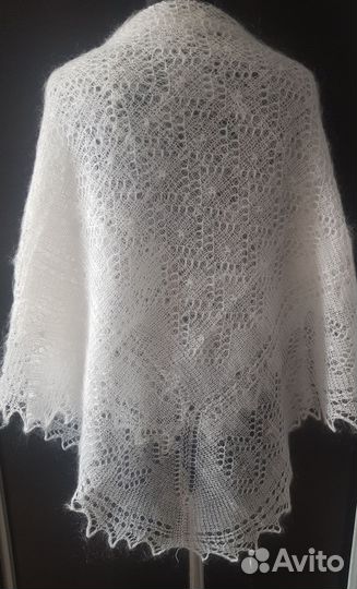 Пуховый платок шаль