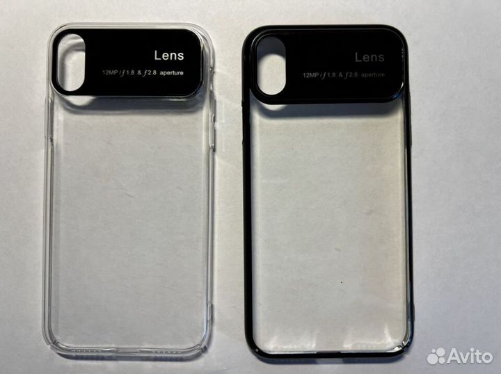 Чехлы для Apple iPhone Х с рамкой на блок камер