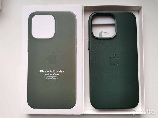 Leather Case MagSafe / чехол для iPhone / зеленый