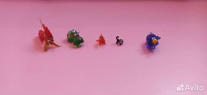 Стеклянные фигурки