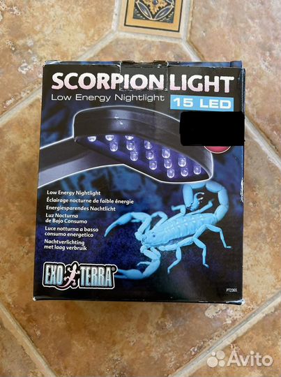 Светильник ночной для скорпионов Hagen EXO terra