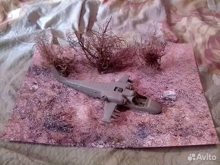 Диорама вертолет 1:72 Звезда