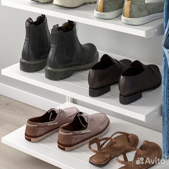 Boaxel Полка для обуви 60х40 Белый IKEA 104.503.99