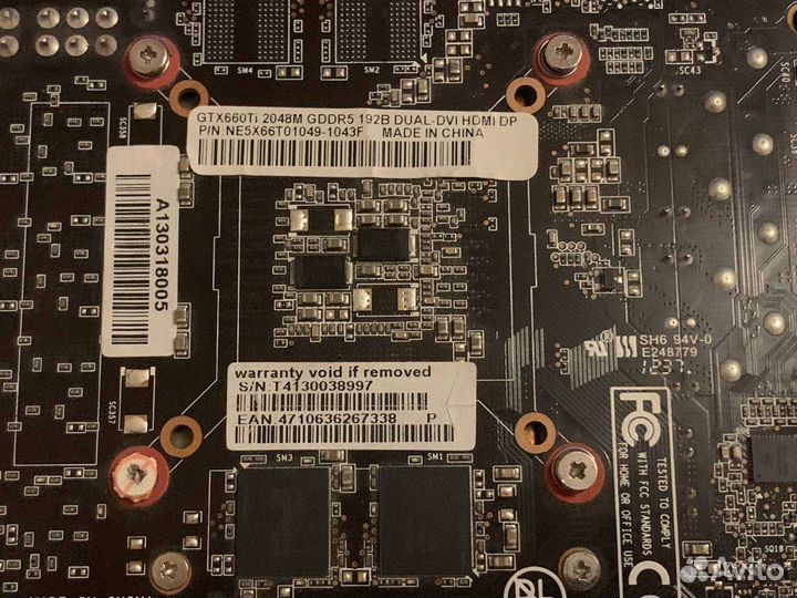 Видеокарта. pollit.Gtx.660TI.2GB