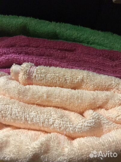 Махровые полотенца новые