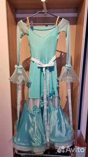 Платье для бальных танцев юниоры 1 стандарт