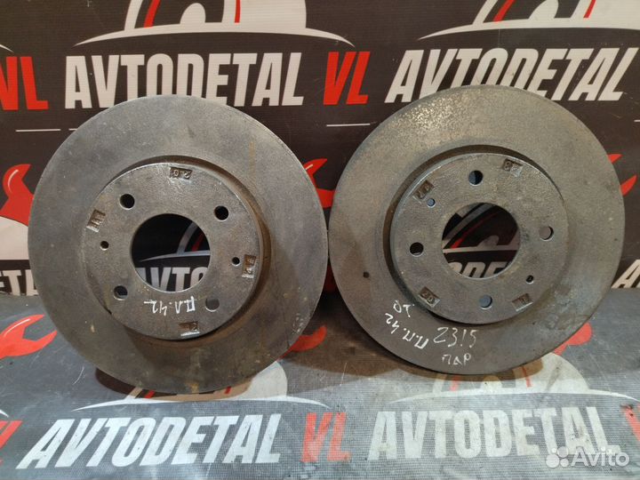 Тормозные диски передние Mitsubishi Lancer 9