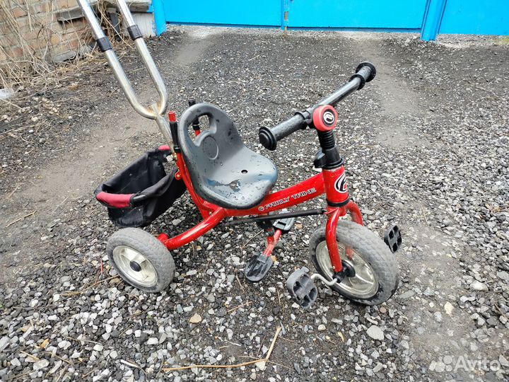 Детский велосипед с ручкой бу