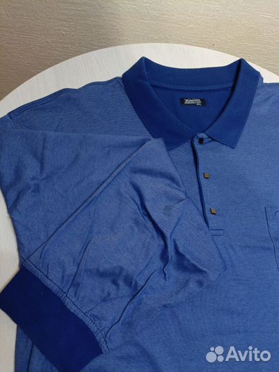 Поло мужская футболка с длинным рукавом
