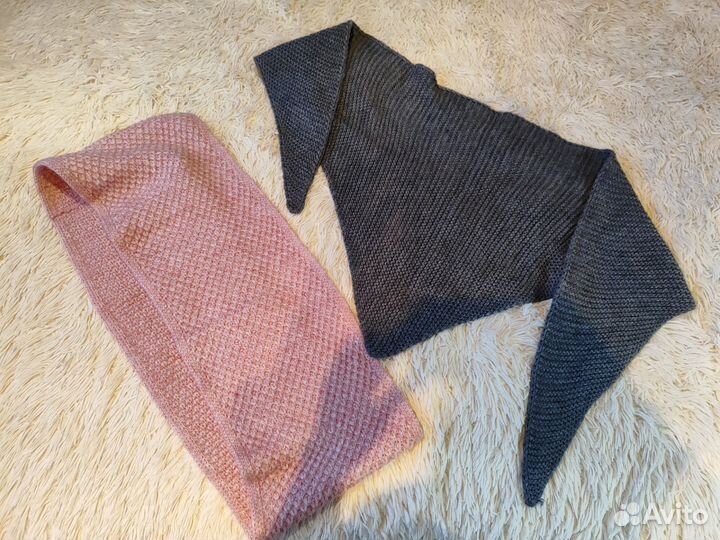 Снуд женский и шарф косынка