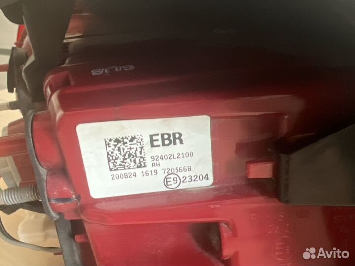 Задняя правая фара kia k5