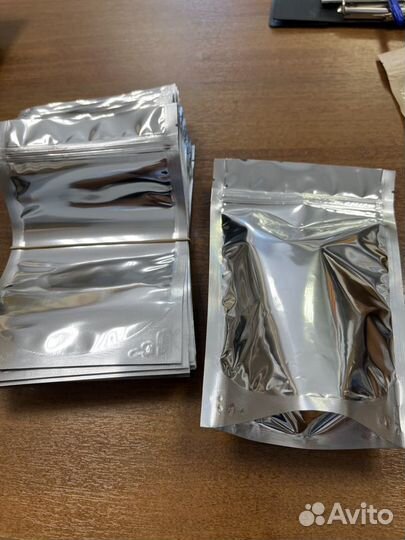 Пакеты дой-пак металлизированные с замком зип-лок