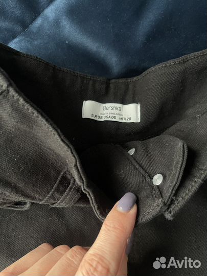 Шорты на высокой талии Bershka