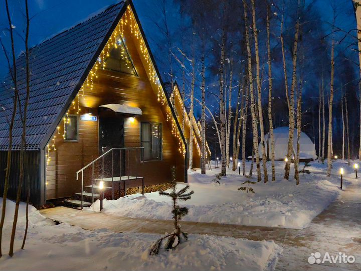 Дом в аренду на сутки с чаном и баней 80 m