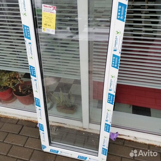 Пластиковые окна 499х1202 мм глухие