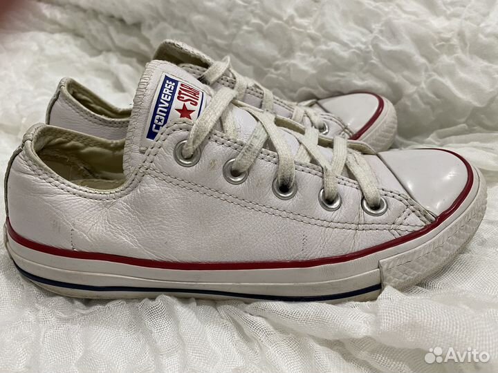 Кеды converse кожаные
