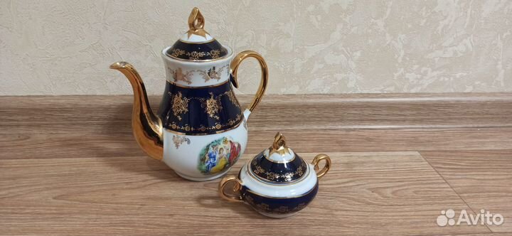 Набор чайник и сахарница Чехия
