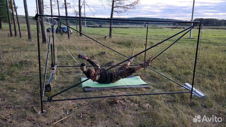 Тренажер Правило сборно-разборный на лебедке