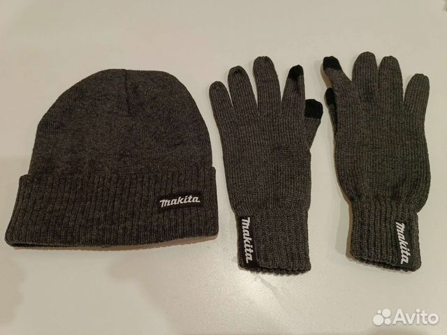 Набор шапка и перчатки makita