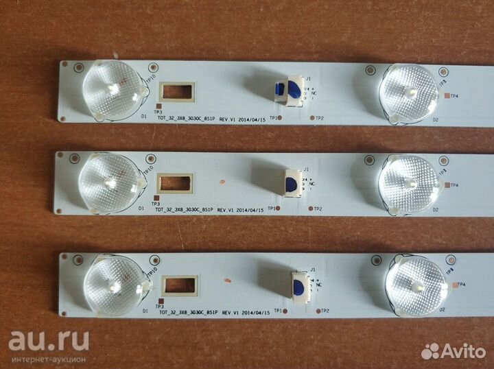 Комплект подсветки, тв telefunken tf-led32s29t2