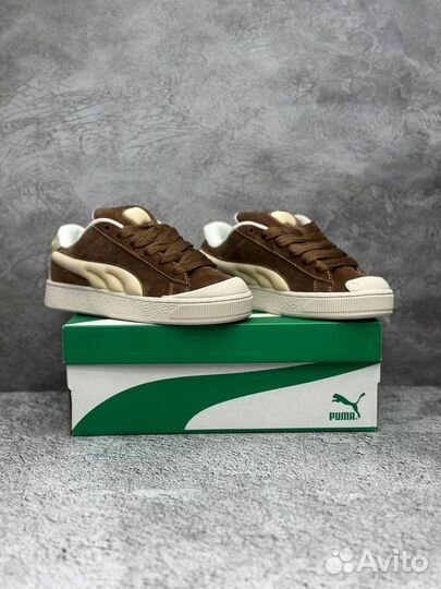 Puma Suede XL Crush Preserves Brown Mushroom