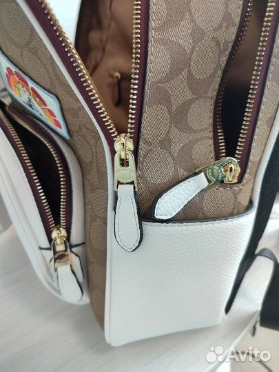 Рюкзак женский Coach новый из канвы