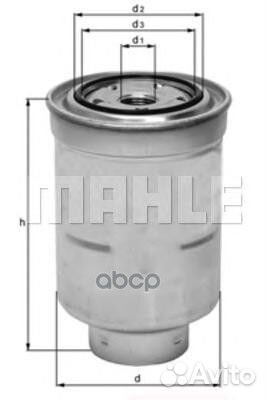 KC389 фильтр топливный Toyota Auris 1.4D4D/2.0