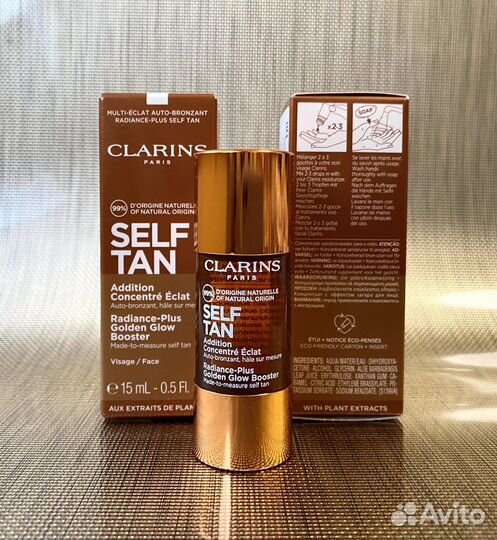 Clarins Self Tan, концентрат с эффектом загара