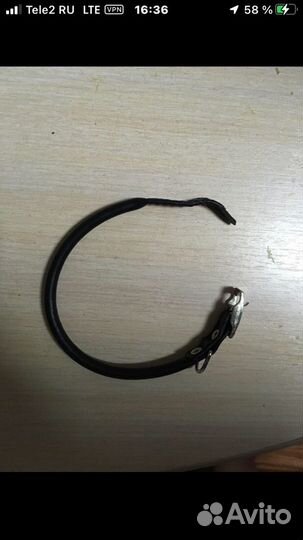 Ошейник кожаный для собак