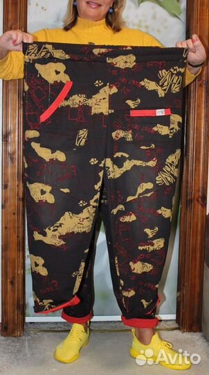 Стильн.,эффектн.брюки-шаровары р.52-58