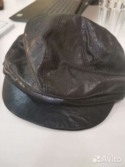 Шляпа женская натуральная кожа