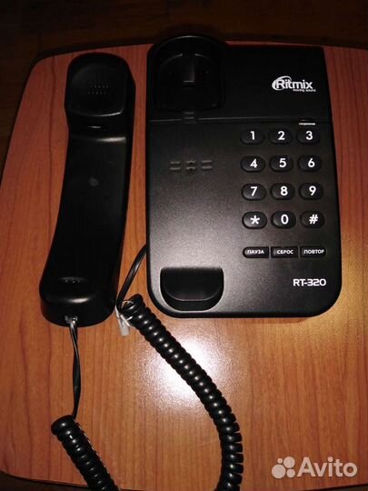 Телефон Ritmix RT-320, телефон проводной
