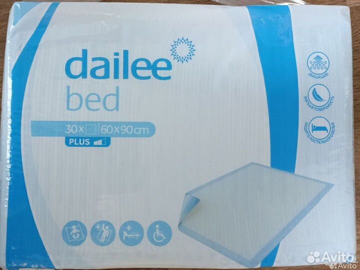 Пеленки одноразовые 60х90 30 штук