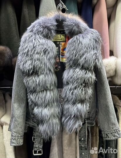 Джинсовки с натуральным мехом